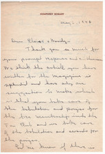 MAYO METHOT BOGART Signed