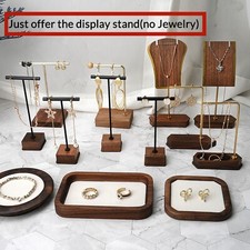 Wooden jewelry display stand necklace earrings jewelry display props shooting