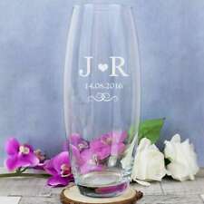 Personalised Glass Flower Vase