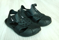 Nike Sunray Protect Boys Beach Sandals Black Size Infants 7 / 24