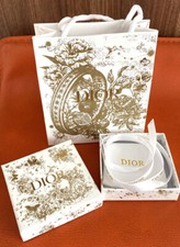 Genuine DIOR Gold Box, Velvet Pouch, Bag, Ribbon (Full Set)