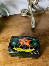 Vintage Domed Russian Palekh