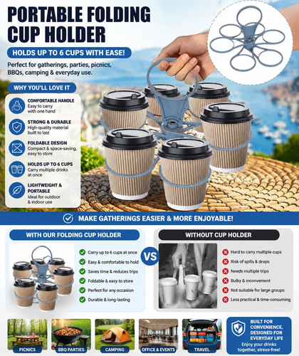 Drinks holder holiday - holder, holiday,foldable