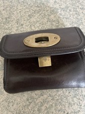 Vintage Mulberry Purse With Postman’s Lock And Padlock