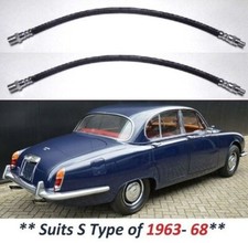 (x2) JAGUAR S Type      Front Brake Hoses Pipes   (1963- 68)