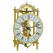 Hermle 23004-000711 Gold Skeleton Table Clock