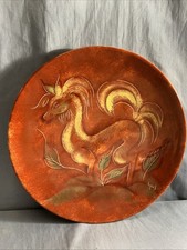 MCM Pottery Footed Platter