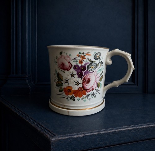 Antique hand painted gold - hand,