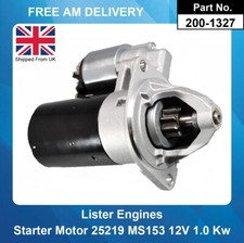 Starter Motor For Lister 375850 25219 26631 27018 LRS270 IS1012 AZE1219