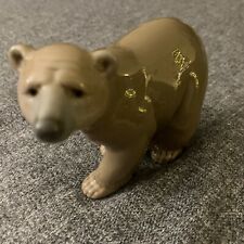 LLADRO Figurine Attentive Walking Brown Bear Rare And Retired
