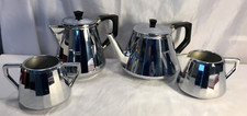 VINTAGE SWAN BRAND CROMALIN DORIC WARE 4 PIECE TEA / COFFEE SET
