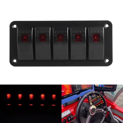 Gang red 12v 24v - red, rv