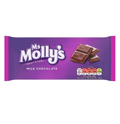Molly milk chocolate bar - ms,