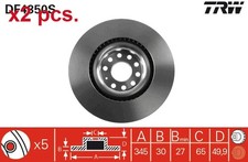 X2 PCS FRONT BRAKE DISC ROTOS