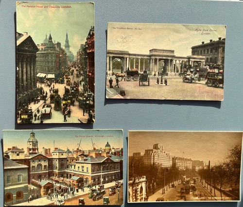 London trams postcards - 4,