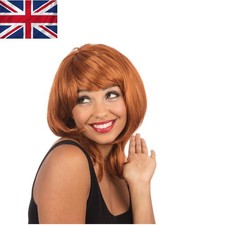 Layered ginger wig realistic - wig,