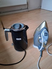BREVILLE BLACK JUG KETTLE & STEAM IRON