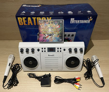 Mr Entertainer Beatbox Bluetooth Karaoke Machine 2 Mics 240 CDG Songs Lights VGC