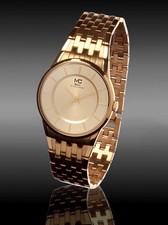 Mens Quartz Gold Plated Dress