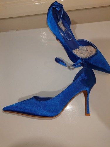 Royal blue heels size - blue, 40