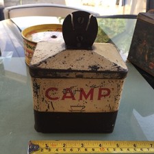 Vintage camp coffee tin String Holder dispenser