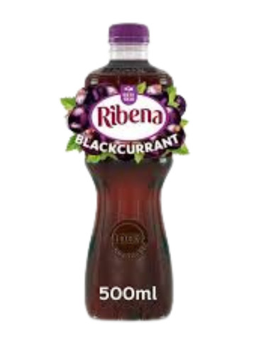 Ribena blackcurrant juice - ribena,