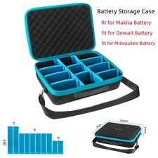 Hard Storage Box Carry Case for Makita Dewalt Milwaukee Battery charger Tools
