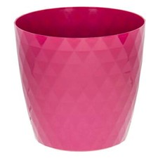 Flowerpot Round Plastic Plant Pot Crystal Modern Decorative Small Medium Large