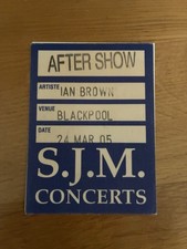 Ian Brown Backstage Pass 2005