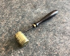 Vintage French Brass Gunpowder