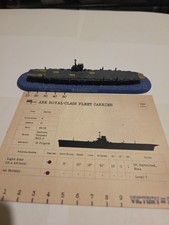 Victory At Sea HMS Ark Royal Fleet Carrier plus card 1:1800