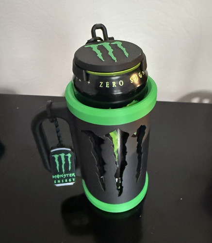Monster energy plastic can - energy,