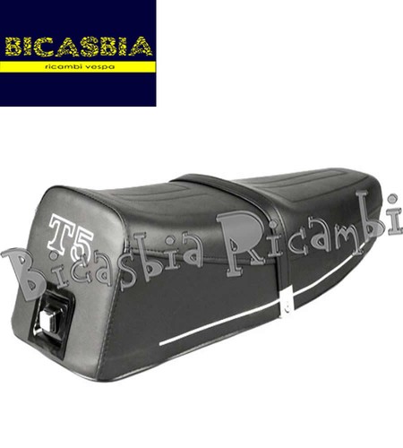 8609 black saddle for vespa - 8609,