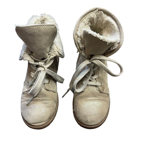 Maggie zoe girls gold - gold, lace