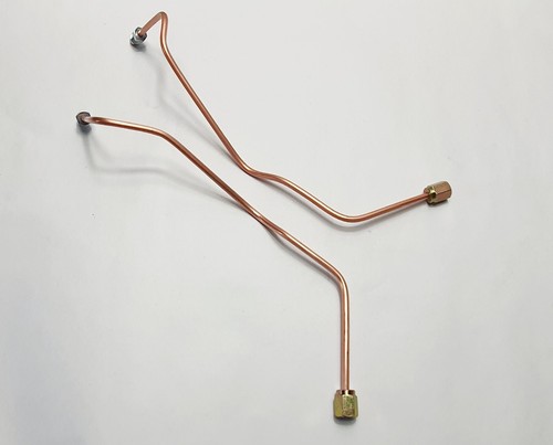 New front pair brake pipes - front,