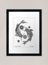 Thai traditional art of Fish