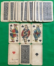 Old 19th cent? Antique Non Standard * GIUS. BEGHI - MILANO * Playing Cards 33/40