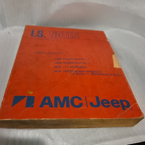 Amc dealer notes book - amc,