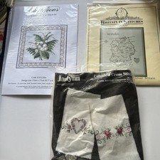 3 X New Unopened Counted Cross