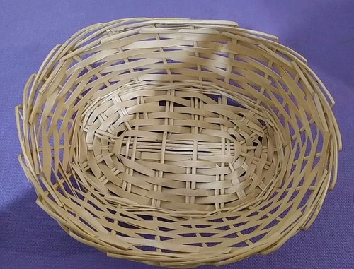 Wicker basket woven willow - wicker, 11"woven