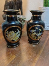 Gothic Looking Chokin Vases -