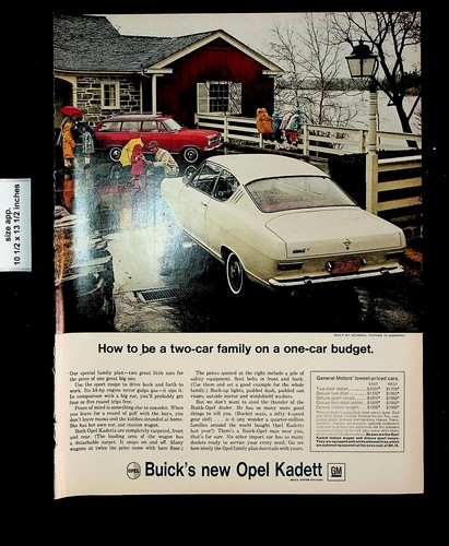 1966 buick opel kadett - kadett, sport