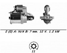 Genuine WAI Starter Motor for