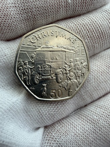 1987 christmas large 50p - 1987,