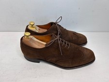 Grenson brown suede shoes mens - suede,