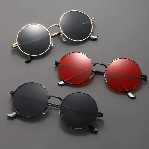 Fashion round sunglasses men - fashion,
