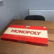 Vintage Monopoly Board Game Waddingtons Complete