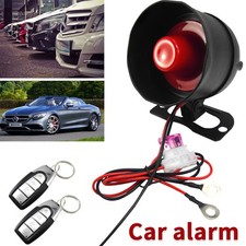 Universal Car Alarm Security System Anti-Theft Burglar with 2 Remote Control