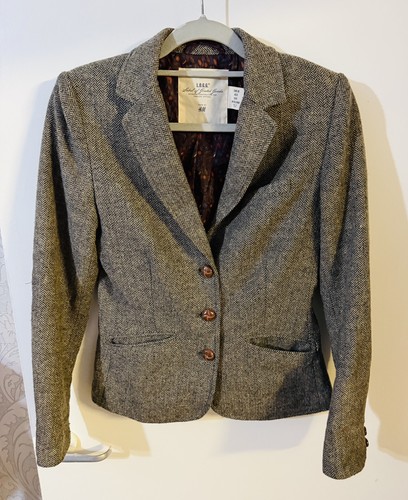 Wool blend tweed blazer - blend,