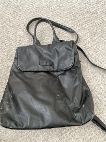 Radley black leather backpack - leather,